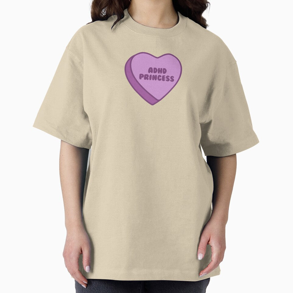 purple adhd princess candy heart - retro graphic by jessicaleah15 T-Shirts, Hoodie, Sweatshirt | BlankRebels.com (Image 2)