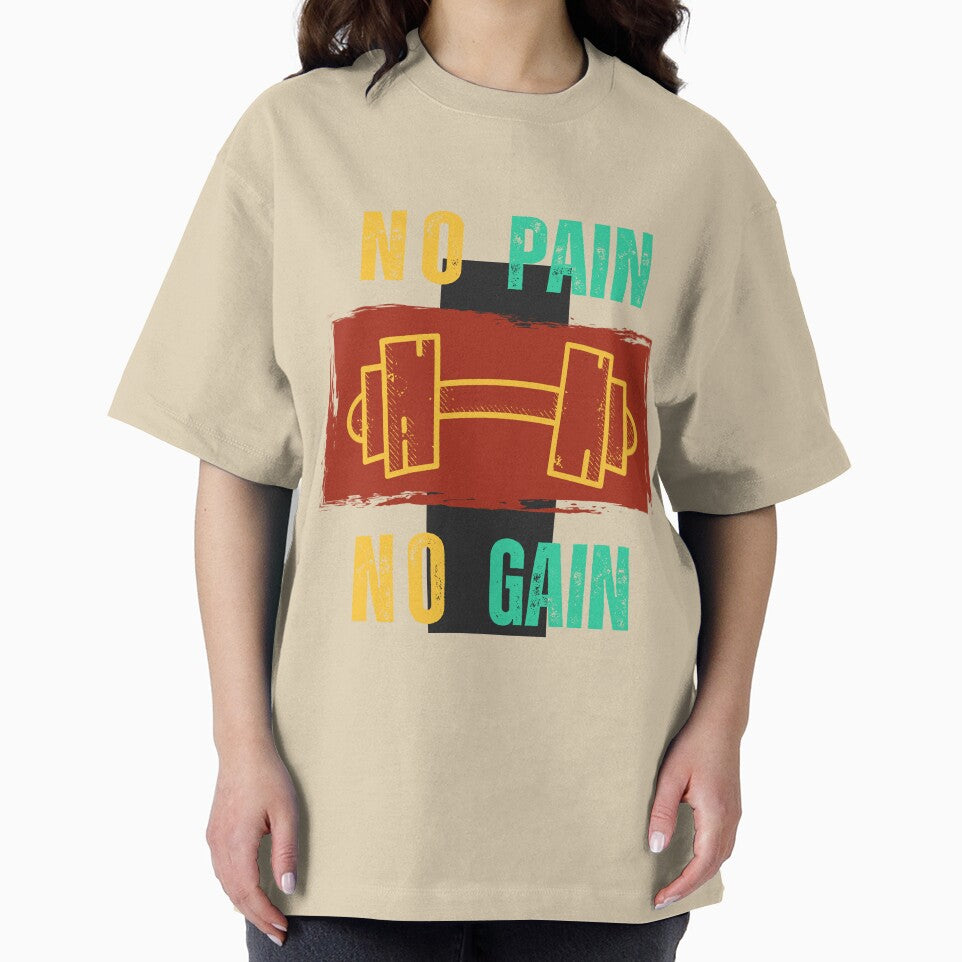 No Pain No Gain - Gym design by TheArtistOf2022 T-Shirts, Hoodie, Sweatshirt | BlankRebels.com (Image 2)