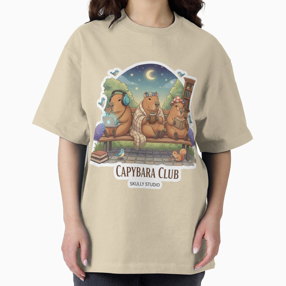 Welcome to the Club (Capybara) by Skully-Studio T-Shirts, Hoodie, Sweatshirt | BlankRebels.com (Image 2)