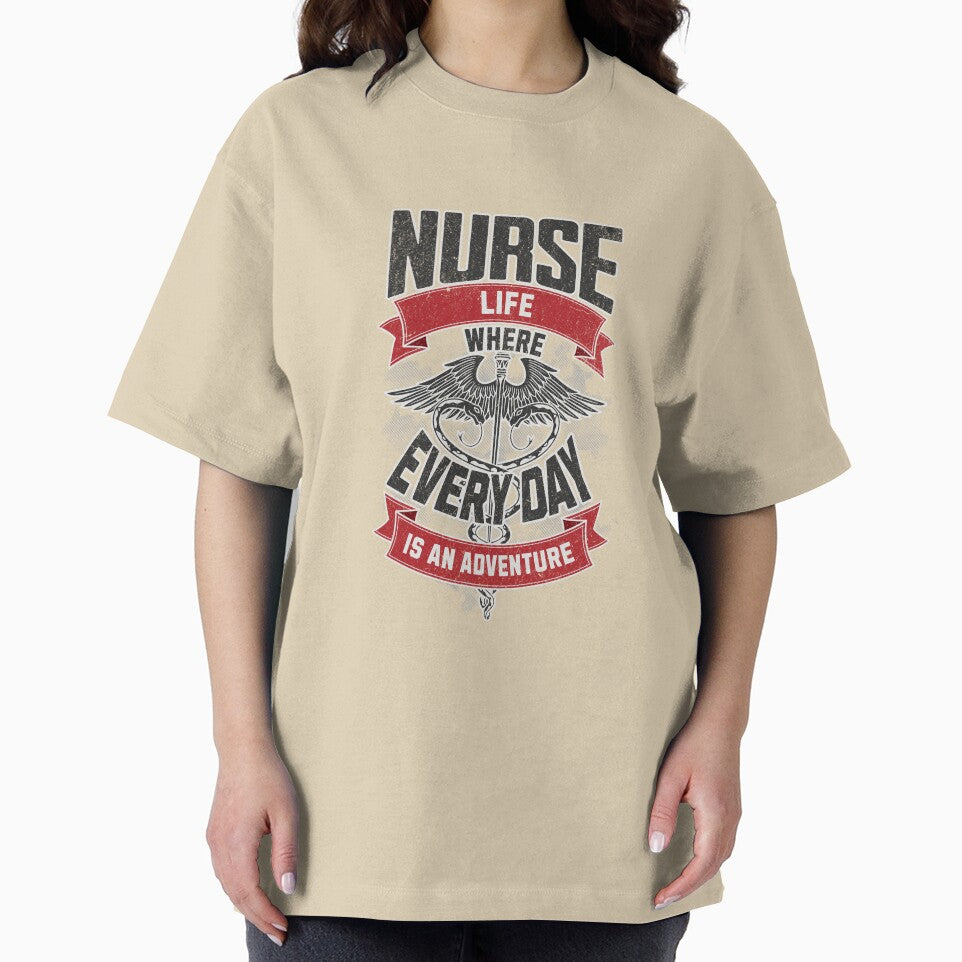Nurse life: Where everyday is an adventure - Nurse Daily by CROWNLIGHT T-Shirts, Hoodie, Sweatshirt (Image 2)