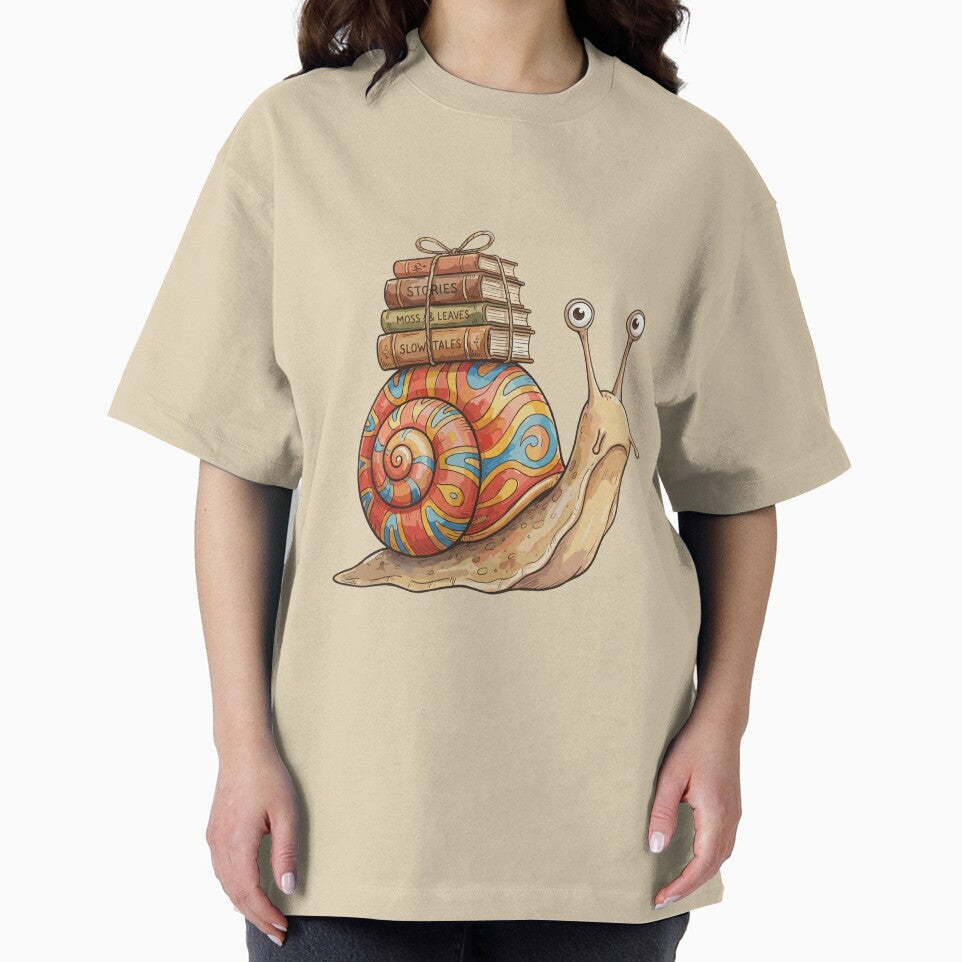 Magical Cottagecore: Snail Shell Library by bapupa T-Shirts, Hoodie, Sweatshirt | BlankRebels.com (Image 2)