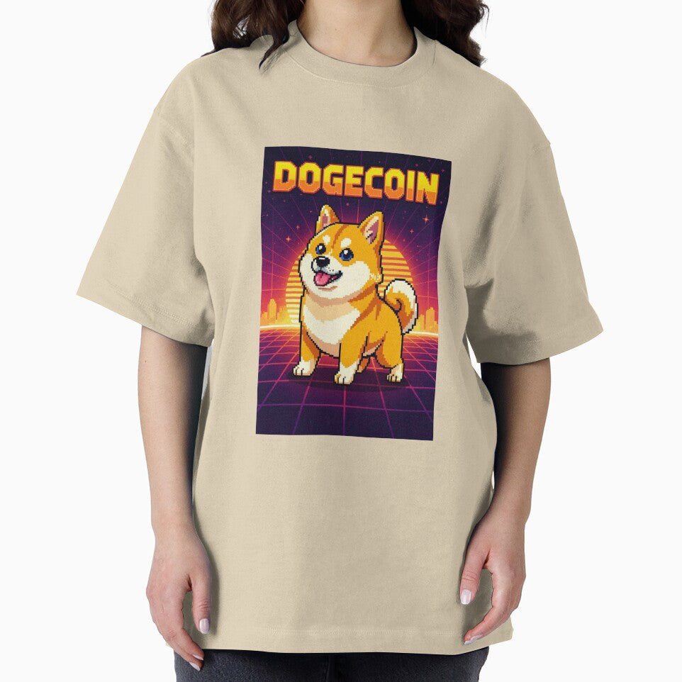 Dogecoin Pixel Art Tee – Retro 8-Bit Gaming Shiba Inu Shirt by CryptoThreads4 You Hoodie, Sweatshirt (Image 2)