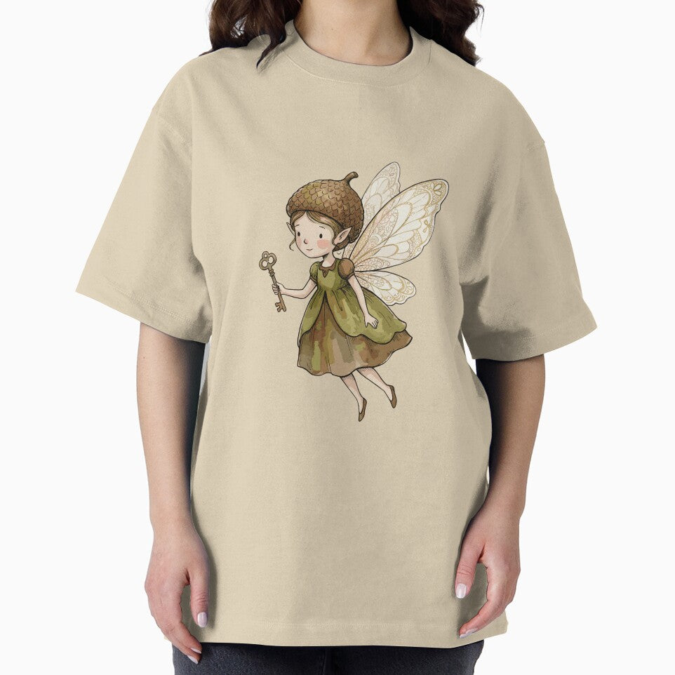 Vintage Cottagecore: Antique Acorn Fairy by bapupa T-Shirts, Hoodie, Sweatshirt | BlankRebels.com (Image 2)