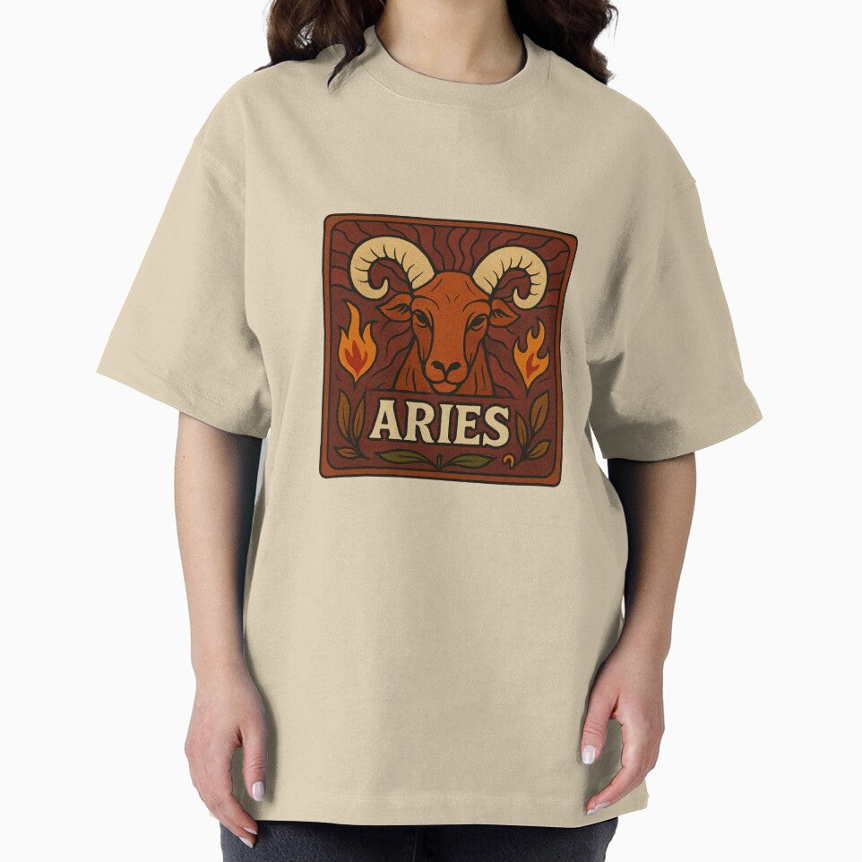 Aries Fire (Squared) by SebbanArts T-Shirts, Hoodie, Sweatshirt | BlankRebels.com (Image 2)