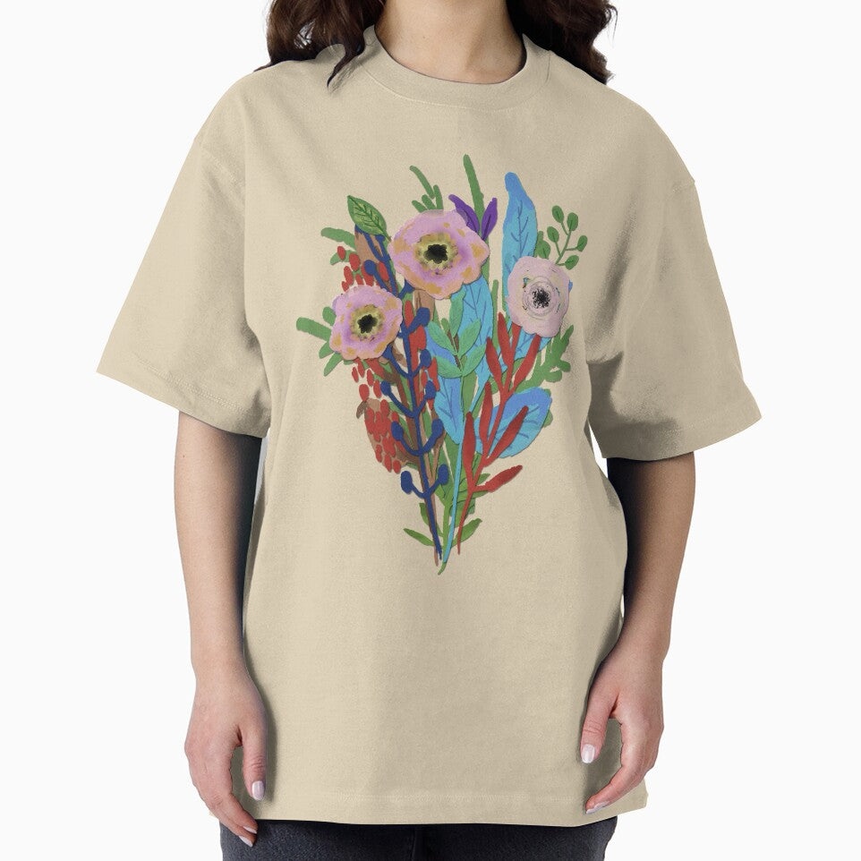 bouquet of colorful flowers and leaves by Pavnud T-Shirts, Hoodie, Sweatshirt | BlankRebels.com (Image 2)