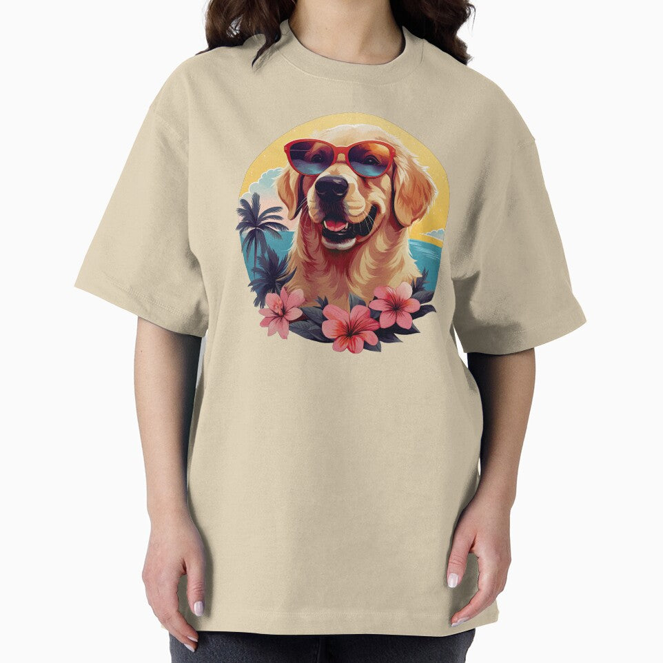 Tropical Vacation Golden Retriever by ZombieLH T-Shirts, Hoodie, Sweatshirt | BlankRebels.com (Image 2)