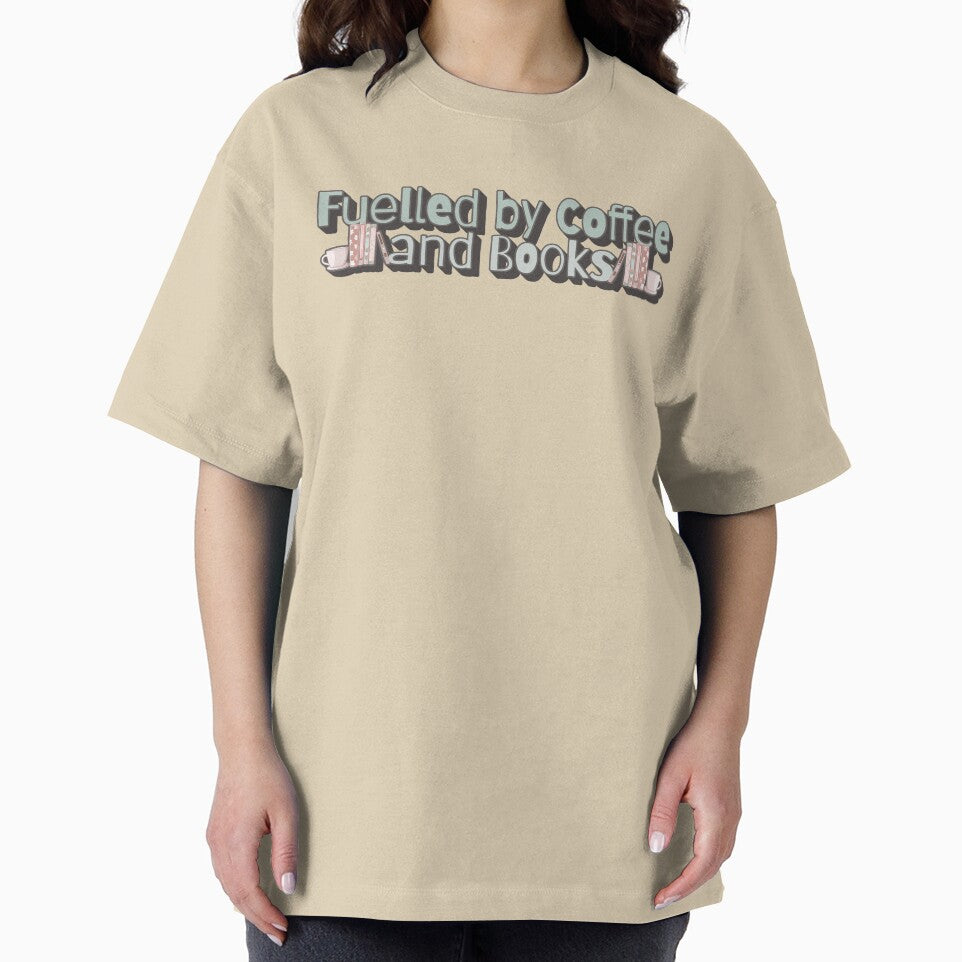 Cute Fuelled by Coffee And Books Slogan by TrulyEpoque T-Shirts, Hoodie, Sweatshirt | BlankRebels.com (Image 2)