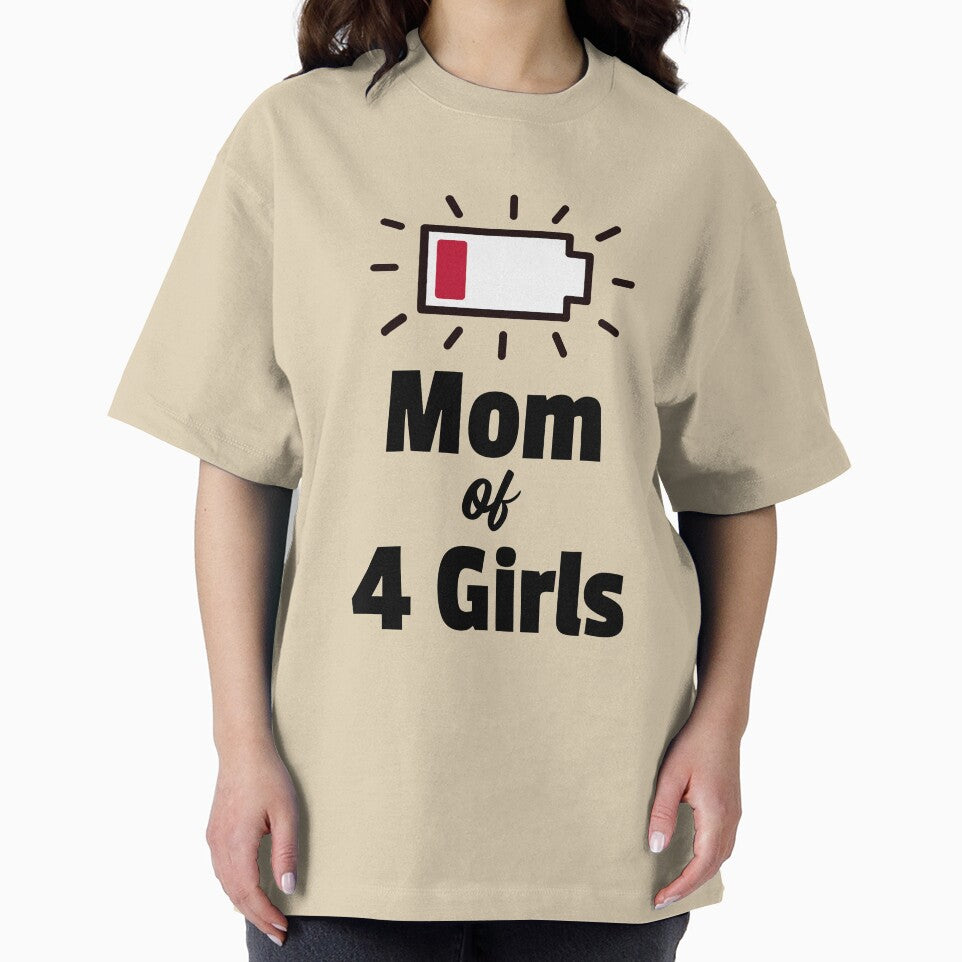 Mom of 4 Girls by 87-Aesthetics T-Shirts, Hoodie, Sweatshirt | BlankRebels.com (Image 2)