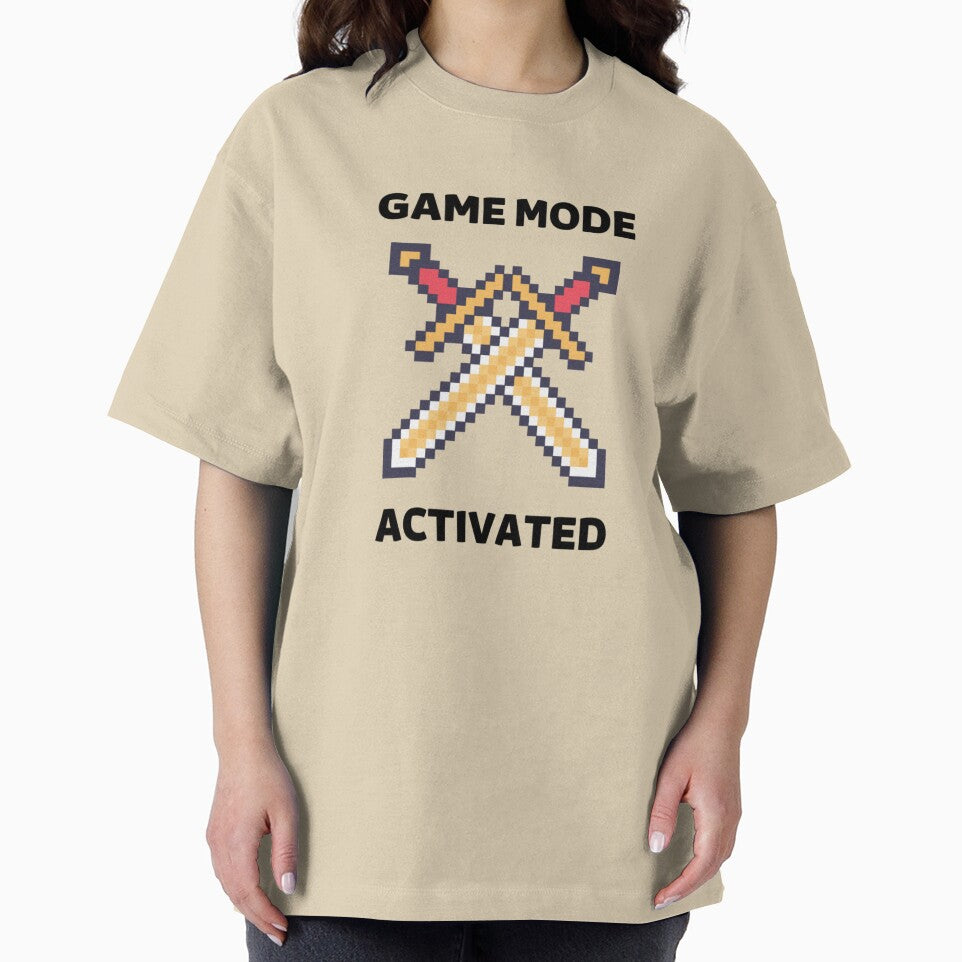 Game mode activated - Two crossed swords by Nemesiscrowd T-Shirts, Hoodie, Sweatshirt | BlankRebels.com (Image 2)