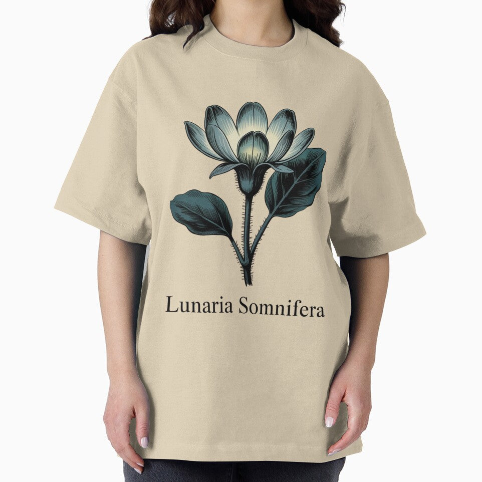 Moonpetal Botanical Illustration - Dark Academia Herbology by Cophros T-Shirts, Hoodie, Sweatshirt (Image 2)