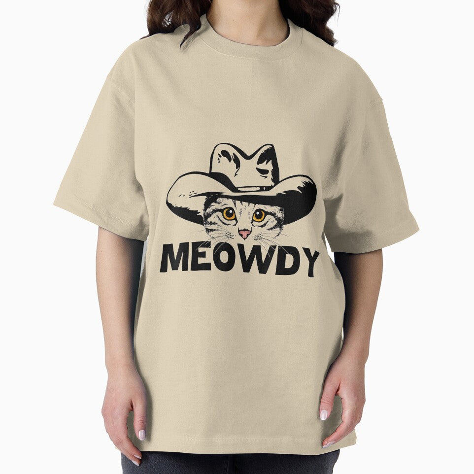 Meowdy Funny Mashup Between Meow Howdy Cat Meme T-Shirts, Hoodie, Sweatshirt