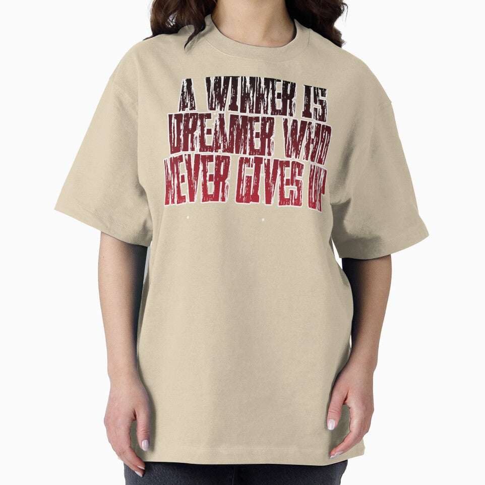 A winner is dreamer who never gives up by sreckov-desig T-Shirts, Hoodie, Sweatshirt | BlankRebels.com (Image 2)