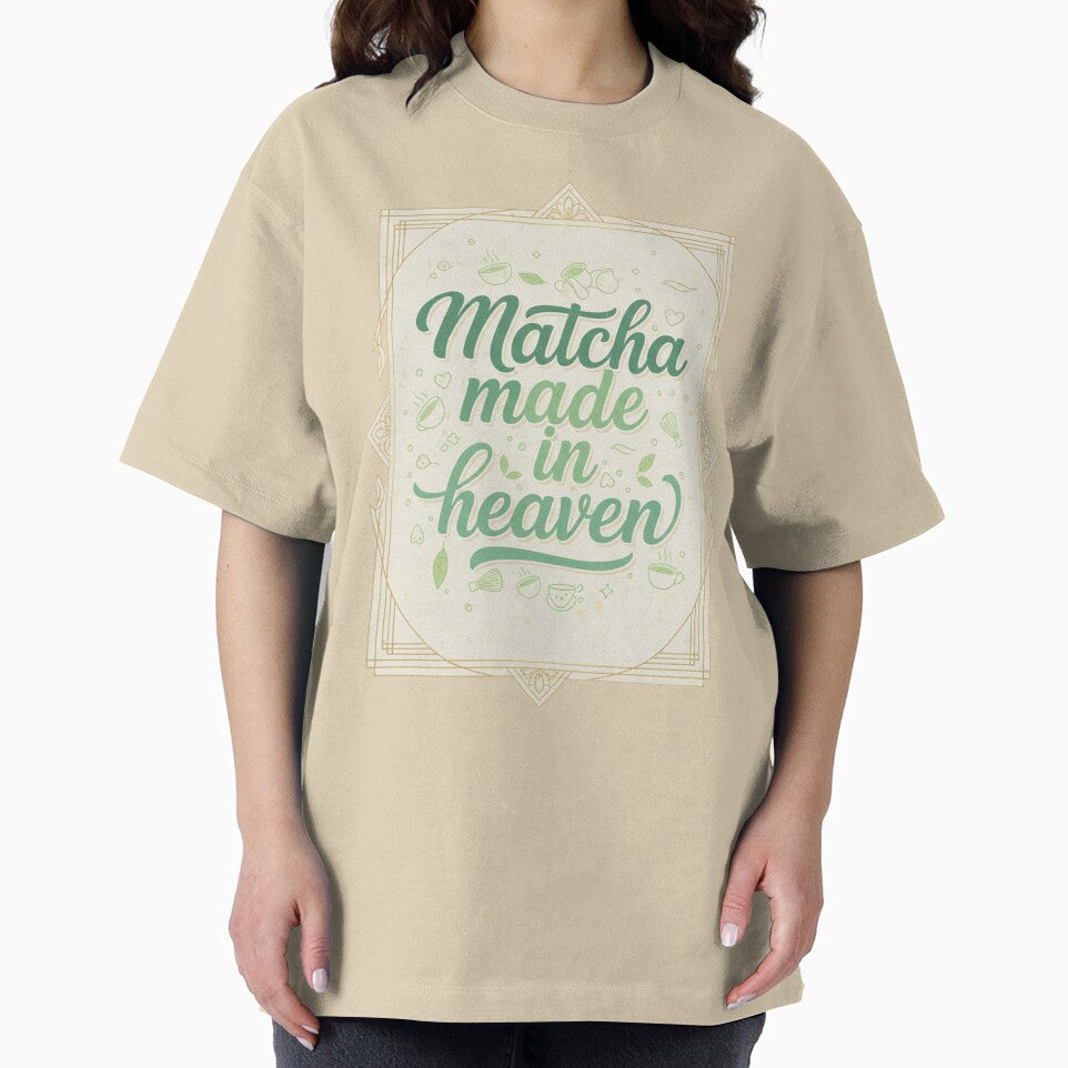Matcha Made in Heaven - Vintage Green Tea Aesthetic by Dimu Co. T-Shirts, Hoodie, Sweatshirt | BlankRebels.com (Image 2)