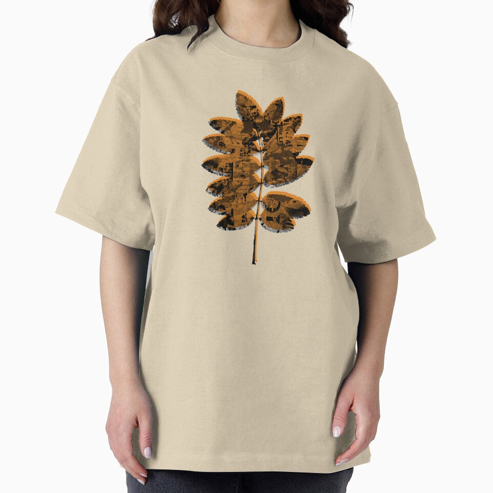 Grunge Autumn Leaf by Deepness2023 T-Shirts, Hoodie, Sweatshirt | BlankRebels.com (Image 2)