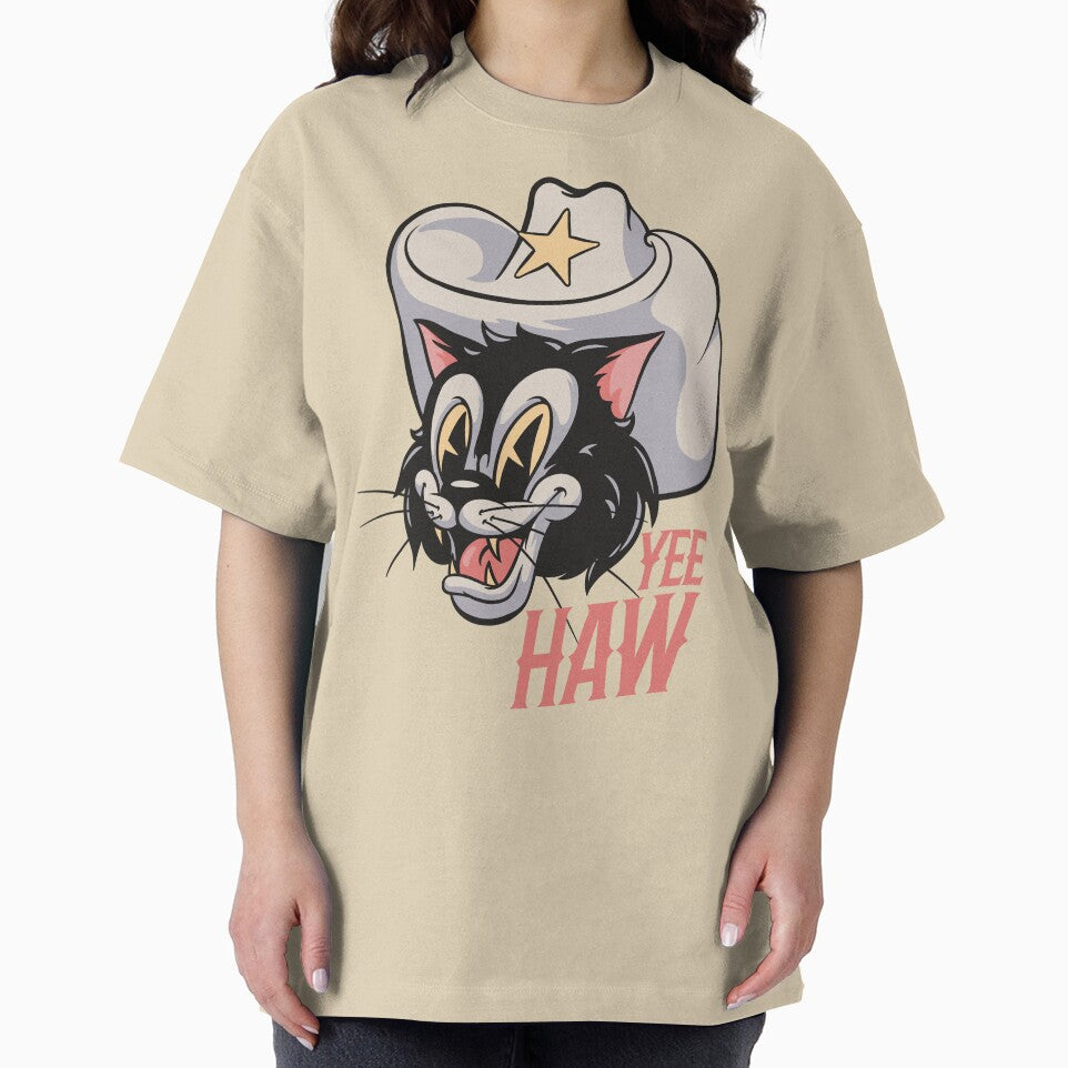 Cowboy Cat - YeeHaw | Retro Mascot | HOWDY by Any Color Designs T-Shirts, Hoodie, Sweatshirt | BlankRebels.com (Image 2)