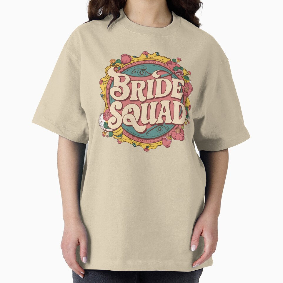 BRIDE SQUAD | BRIDE PARTY | T-SHIRT AND HOODIE by HumourTees Sweatshirt | BlankRebels.com (Image 2)