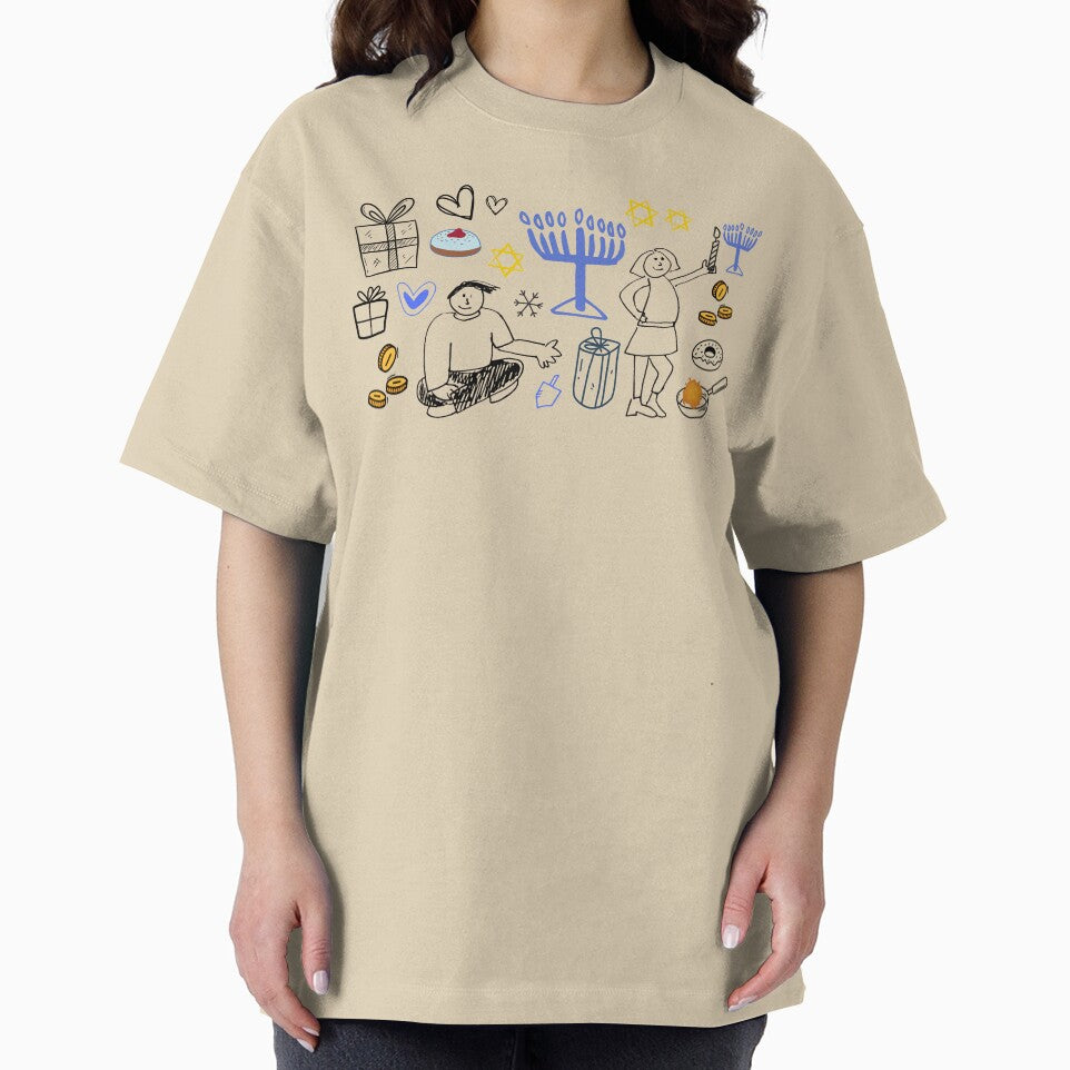 Hanukkah Doodle by ToughTees T-Shirts, Hoodie, Sweatshirt | BlankRebels.com (Image 2)