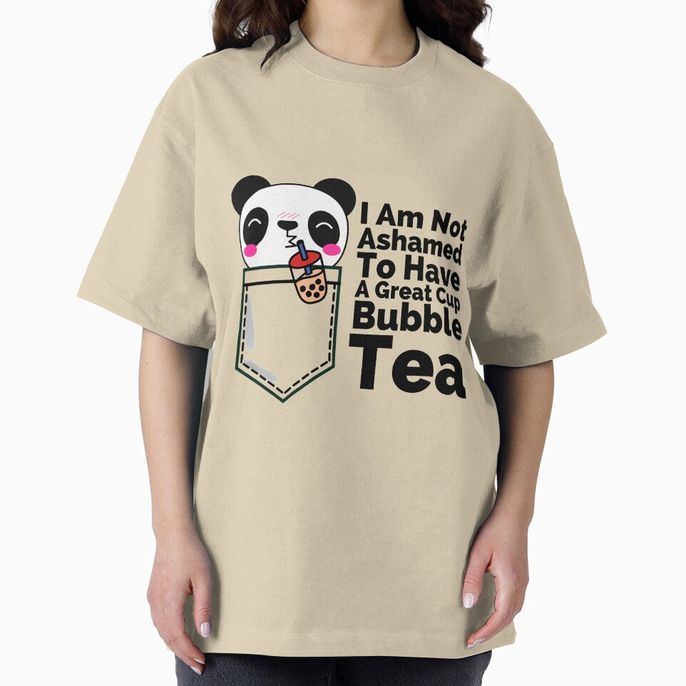 Not Ashamed To Have A Great Bubble Tea Pocket Panda by Onewivnacher T-Shirts, Hoodie, Sweatshirt | BlankRebels.com (Image 2)