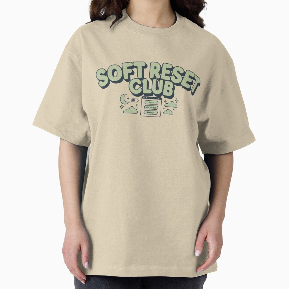 Soft Reset Club – Pastel Digital Detox Aesthetic by GrzeGorzoG T-Shirts, Hoodie, Sweatshirt | BlankRebels.com (Image 2)