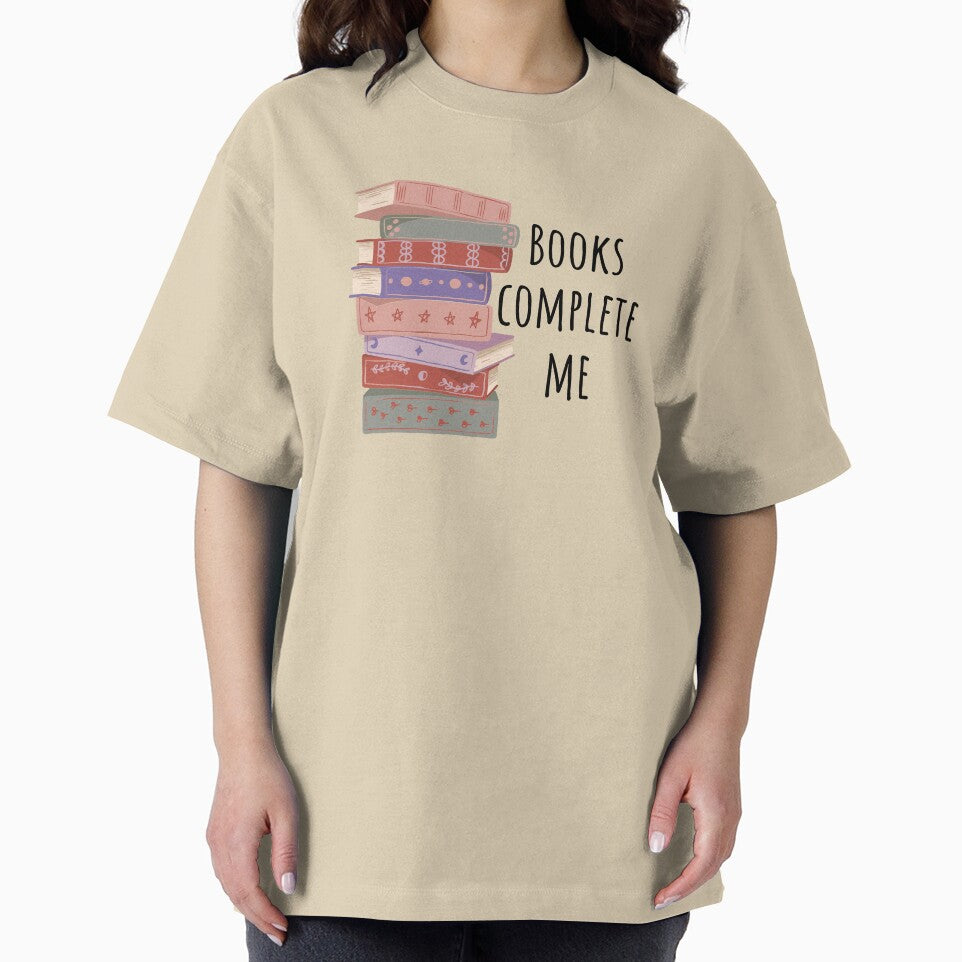 Books Lover Books Complete Me With Book Stacks by EverAfterStudio T-Shirts, Hoodie, Sweatshirt | BlankRebels.com (Image 2)