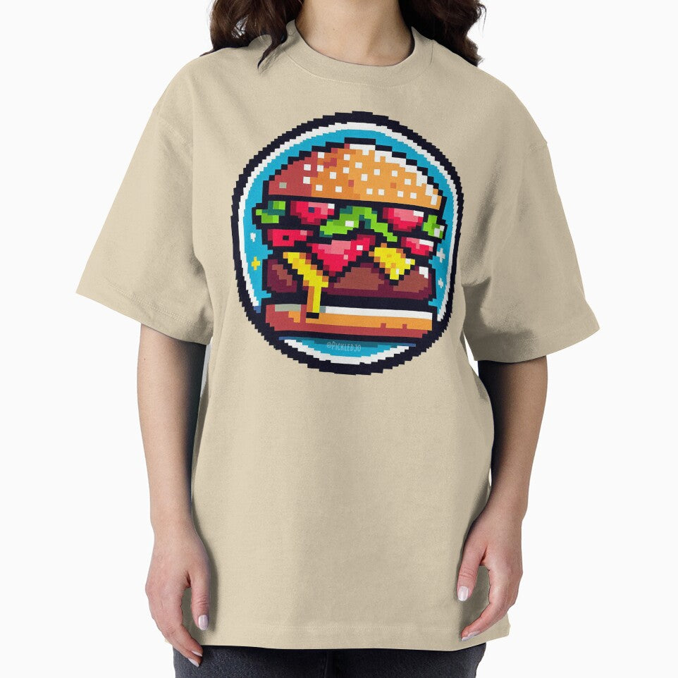 Pixel Burger Art by PickledjoArt T-Shirts, Hoodie, Sweatshirt | BlankRebels.com (Image 2)