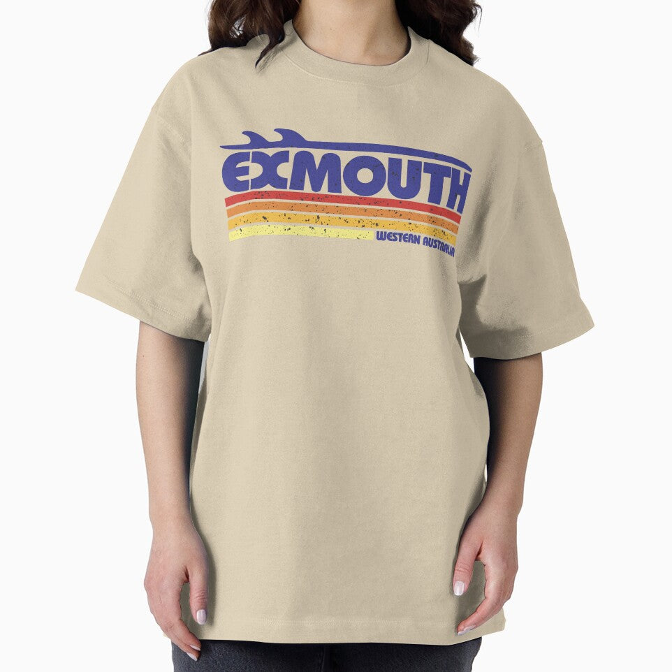 Exmouth Western Australia Surfing Retro by KnutKnutKnut T-Shirts, Hoodie, Sweatshirt | BlankRebels.com (Image 2)