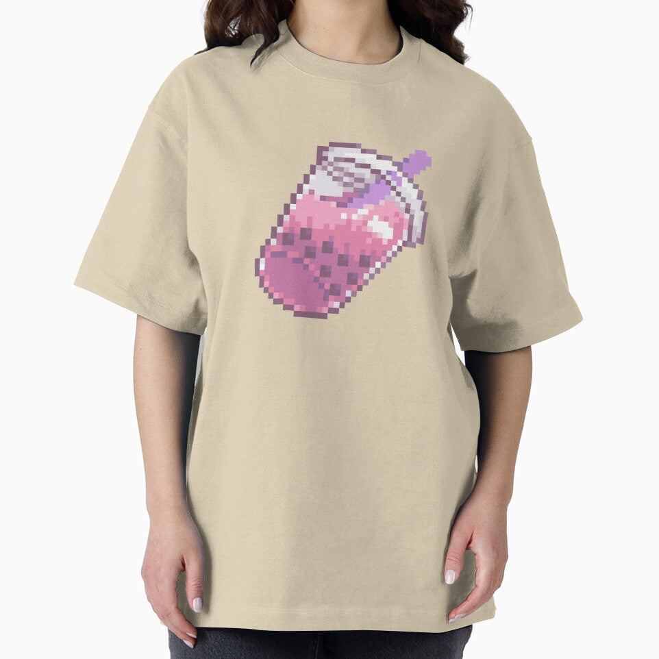 pixel strawberry boba tea by abitofkake T-Shirts, Hoodie, Sweatshirt | BlankRebels.com (Image 2)