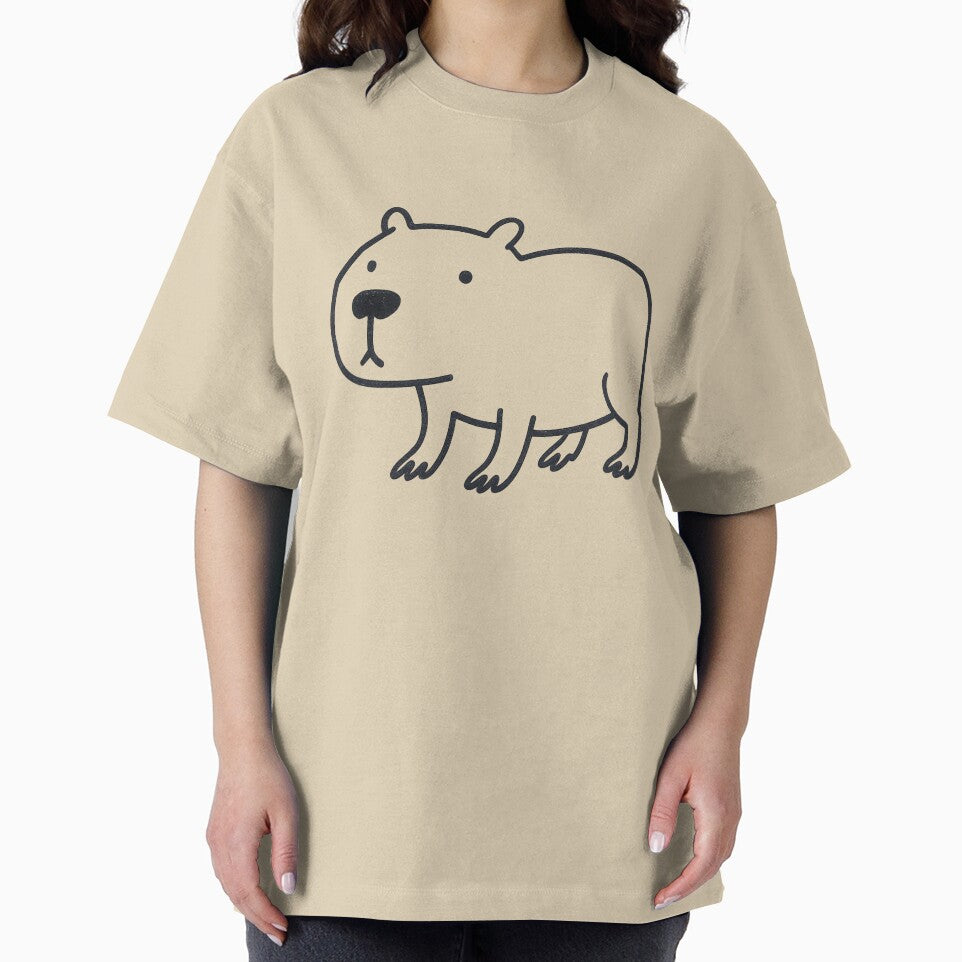 Minimalist Capybara – Simple. Serene. Iconic T-Shirts, Hoodie, Sweatshirt