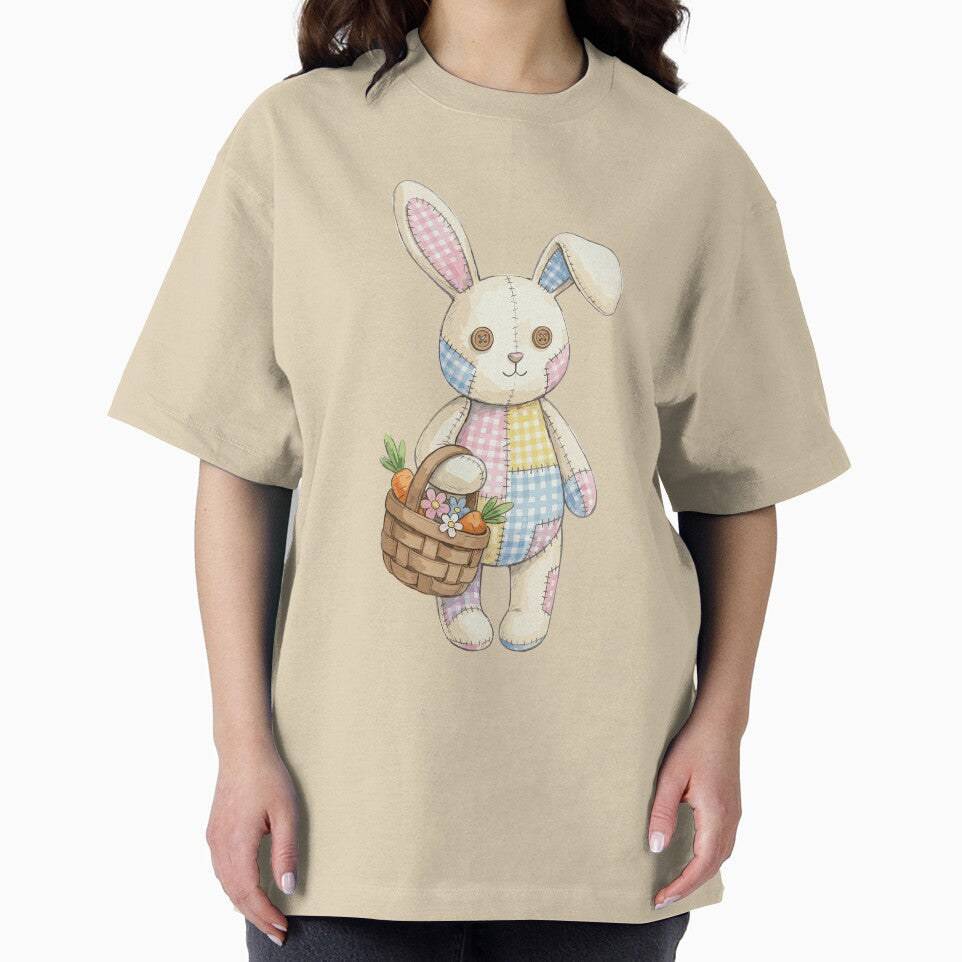 Nostalgic Cottagecore: Embroidered Bunny Basket by bapupa T-Shirts, Hoodie, Sweatshirt | BlankRebels.com (Image 2)