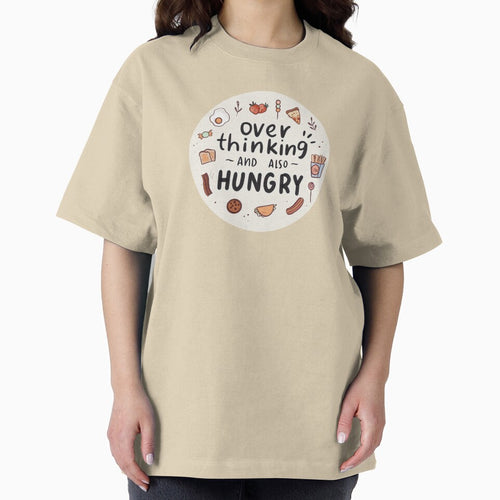 *blue* Overthinking and also hungry by owlcreates T-Shirts, Hoodie, Sweatshirt | BlankRebels.com (Image 2)