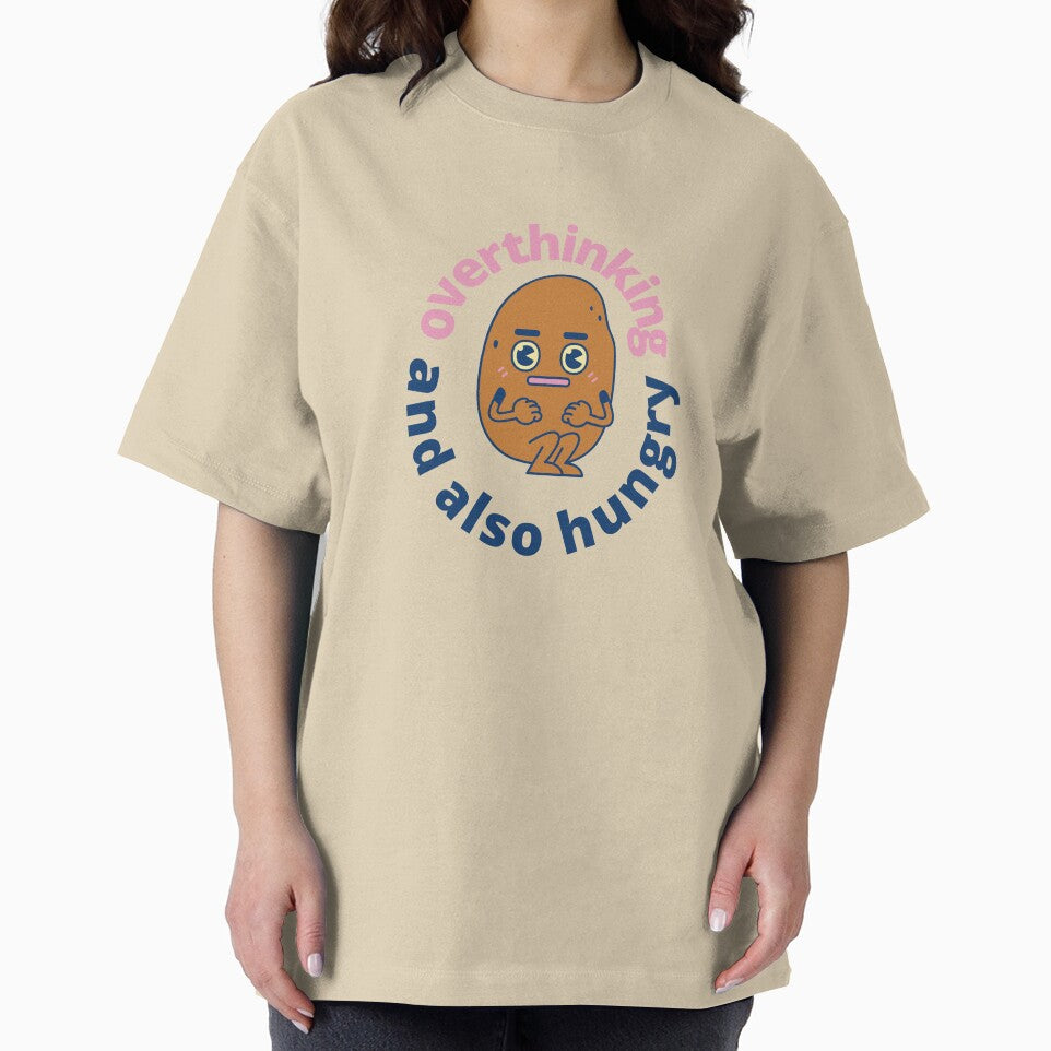 Overthinking Potato and also hungry by lunajoon T-Shirts, Hoodie, Sweatshirt | BlankRebels.com (Image 2)