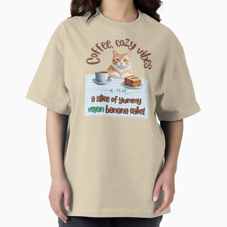 Coffee, Cozy Vibes & Vegan Banana Cake – Ginger Cat Design by TheBeeKindSpace