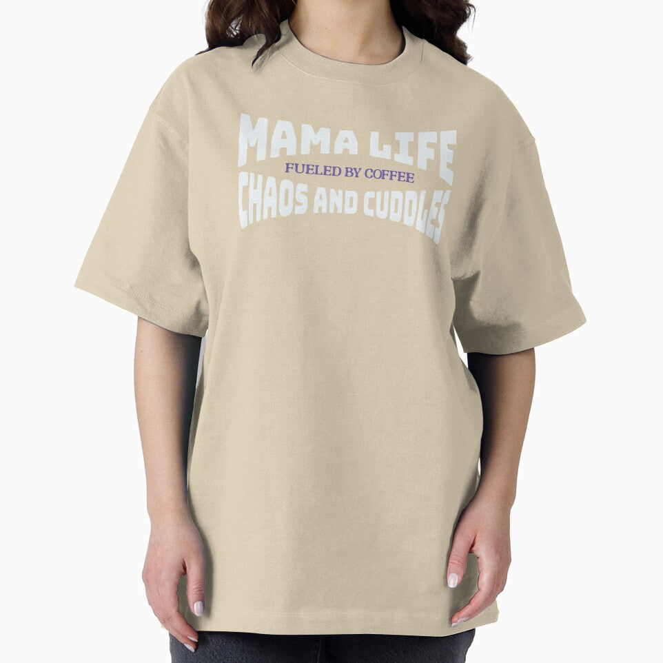 Mama life chaos and cuddles, fueled by coffee by Right Off The Press T-Shirts, Hoodie, Sweatshirt | BlankRebels.com (Image 2)