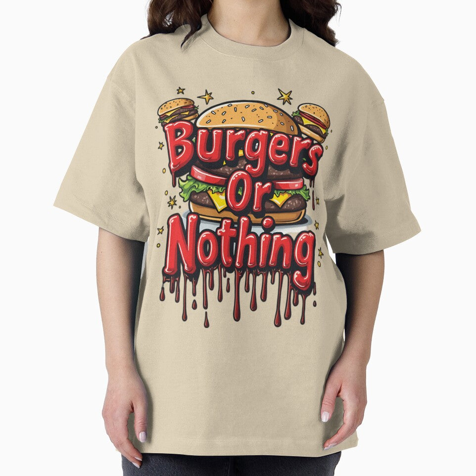 Burger Or Nothing by PaintedPixels01 T-Shirts, Hoodie, Sweatshirt | BlankRebels.com (Image 2)