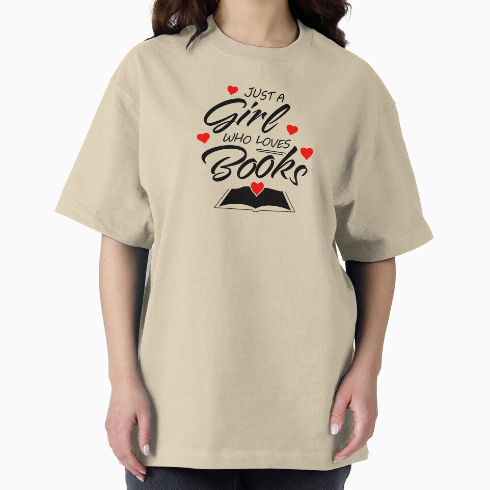 Just a Girl Who Loves Books by Jhullie T-Shirts, Hoodie, Sweatshirt | BlankRebels.com (Image 2)