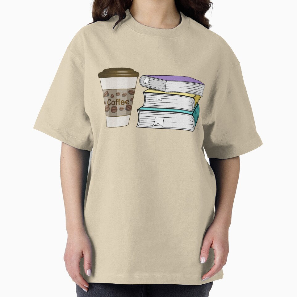 Coffee And Books by Ayesha Saleem T-Shirts, Hoodie, Sweatshirt | BlankRebels.com (Image 2)