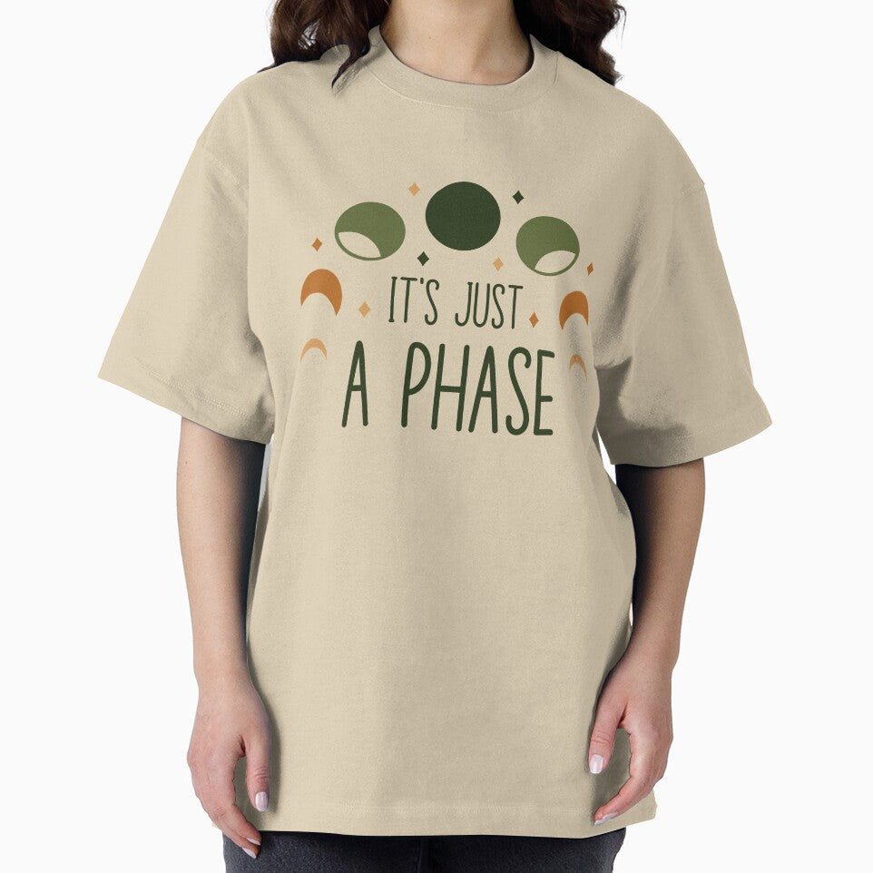 It's Just A Phase - Funny Moon Phase Pun by Kathleen Creative T-Shirts, Hoodie, Sweatshirt | BlankRebels.com (Image 2)