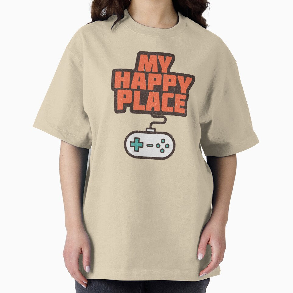 My Happy Place - Retro Gaming by Comstock Design Co. T-Shirts, Hoodie, Sweatshirt | BlankRebels.com (Image 2)