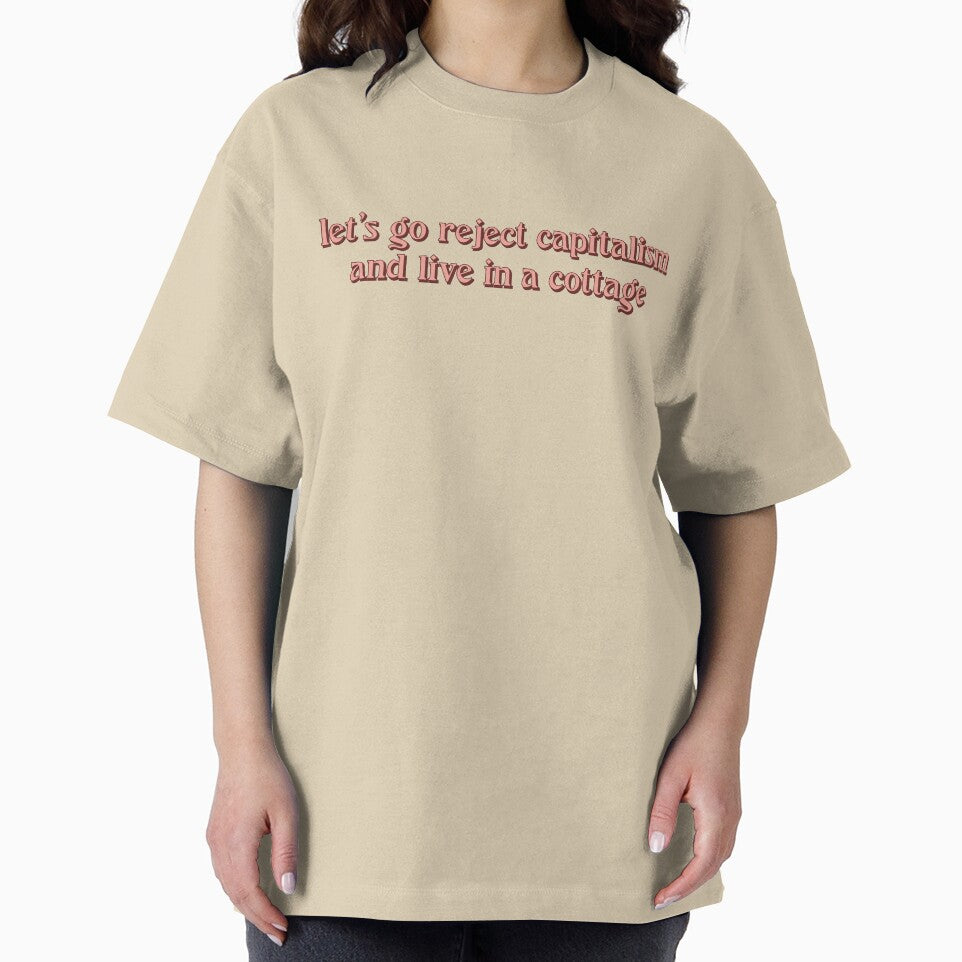 reject capitalism, live cottagecore by ordainedegg T-Shirts, Hoodie, Sweatshirt | BlankRebels.com (Image 2)
