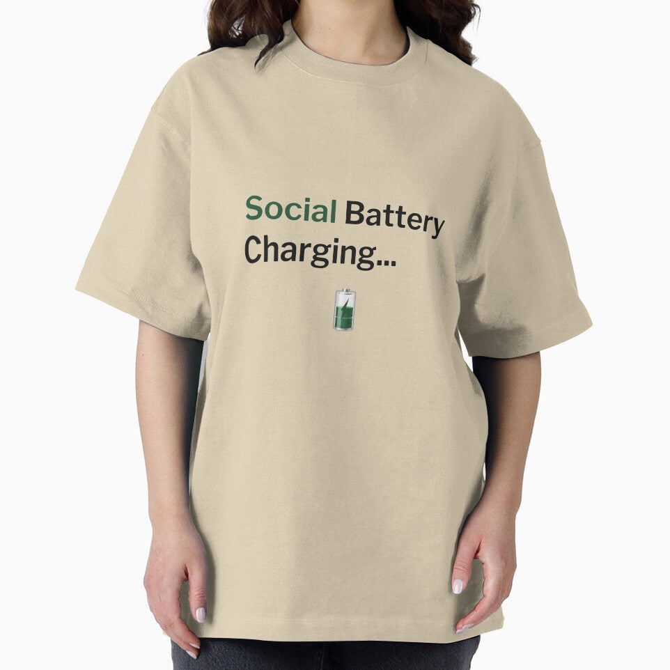 Social Battery Charging T-Shirts, Hoodie, Sweatshirt