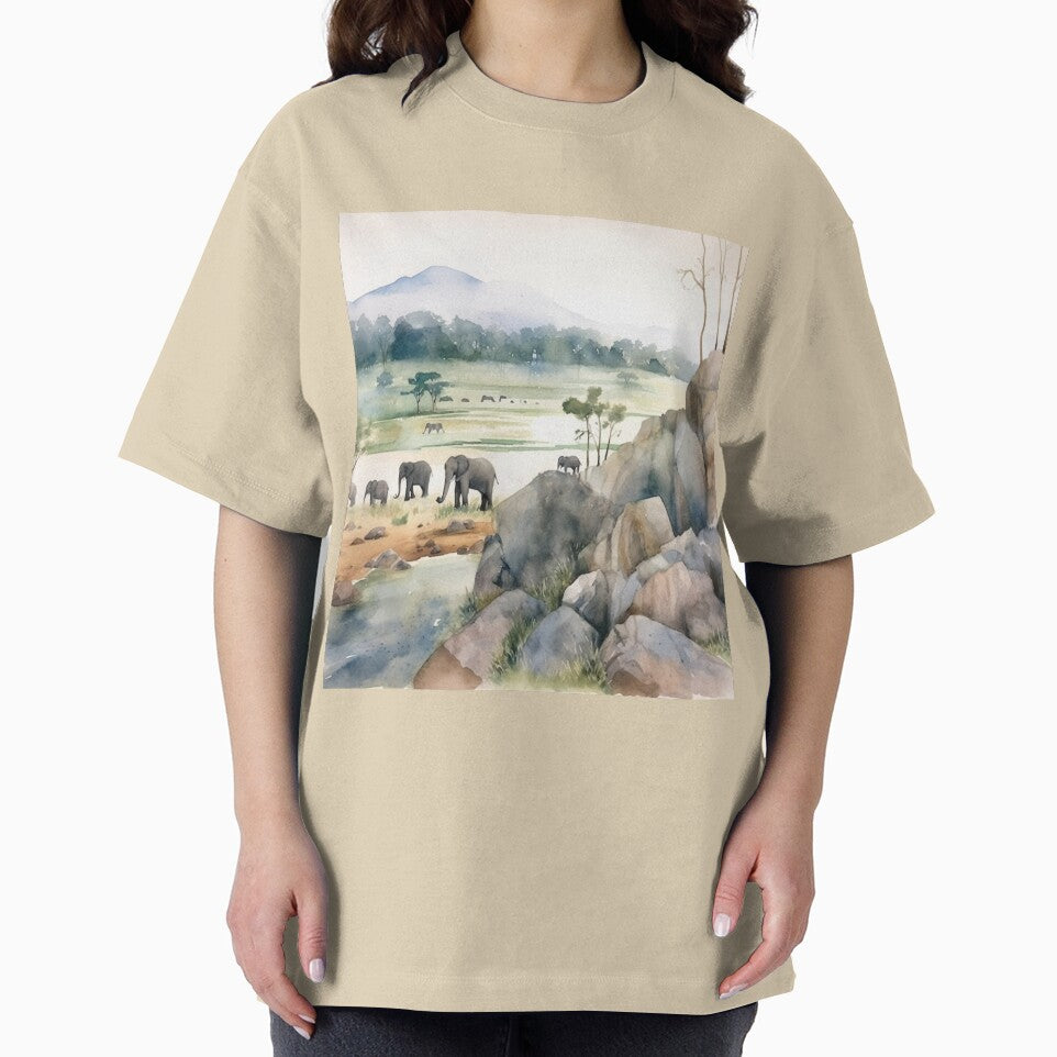 Harmony of Giants: The Elephants Feast by DreamyDesigns92 T-Shirts, Hoodie, Sweatshirt | BlankRebels.com (Image 2)