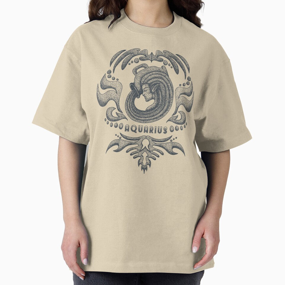 AQUARIUS | ZODIAC SIGN by PSYNOVA T-Shirts, Hoodie, Sweatshirt | BlankRebels.com (Image 2)
