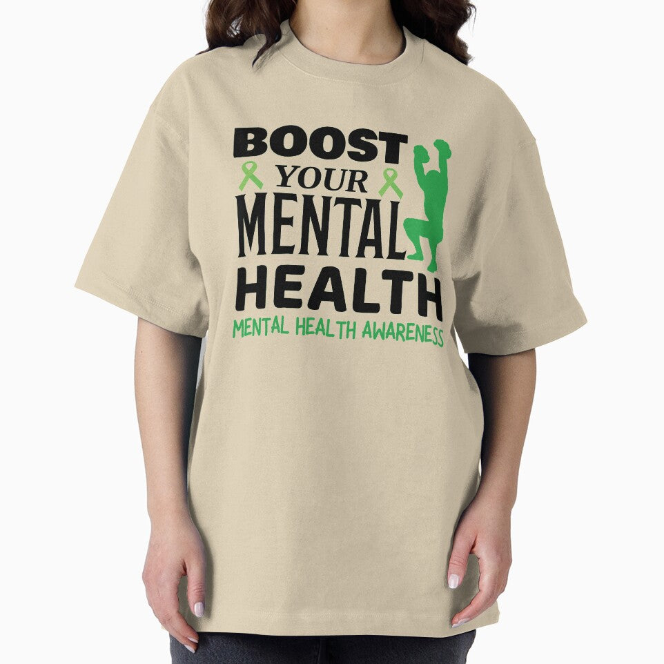 Boost Your Mental Health - Mental Health Awareness - Exercise by OwlCanvas T-Shirts, Hoodie, Sweatshirt (Image 2)