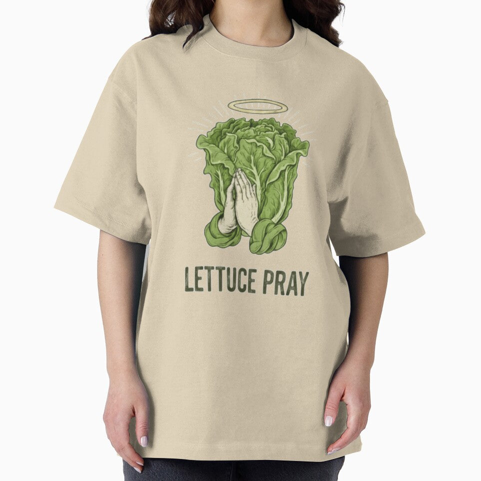 ​Lettuce Pray - Funny Vegetable Pun by Pugs N Puns