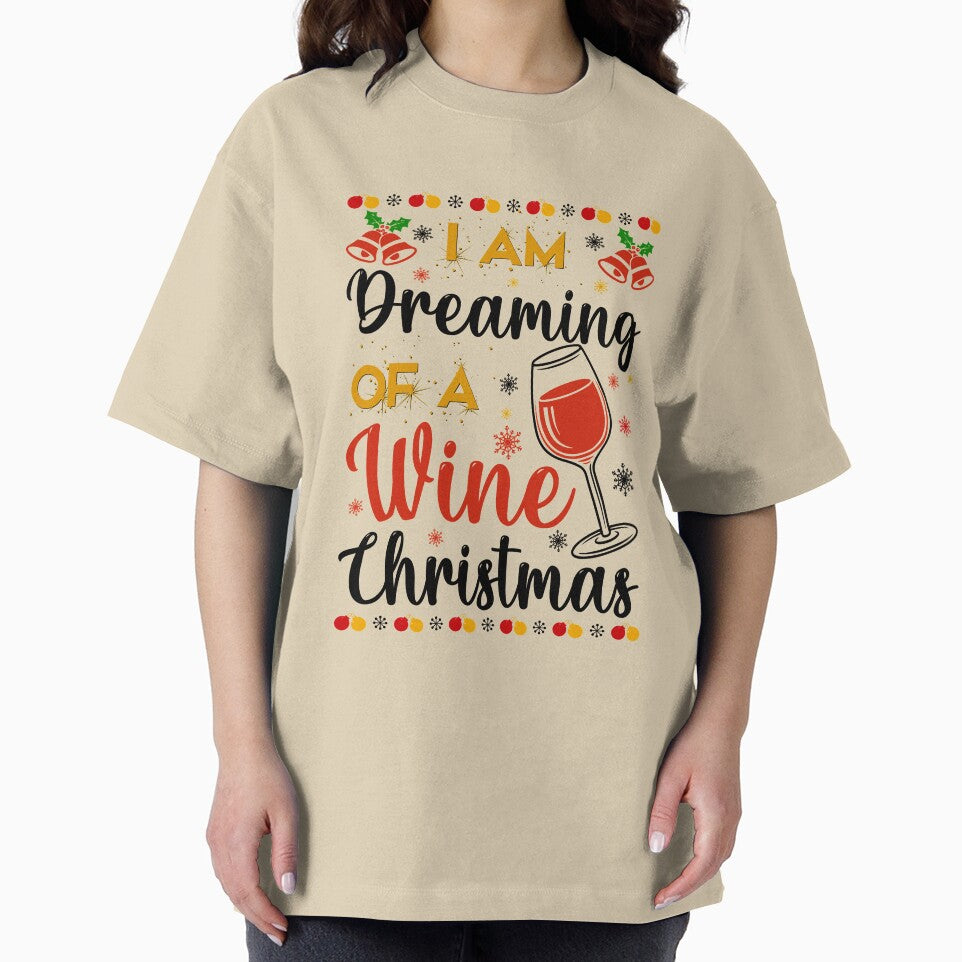 I am Dreaming Of A Wine Christmas - Christmas Time by Delandor T-Shirts, Hoodie, Sweatshirt | BlankRebels.com (Image 2)