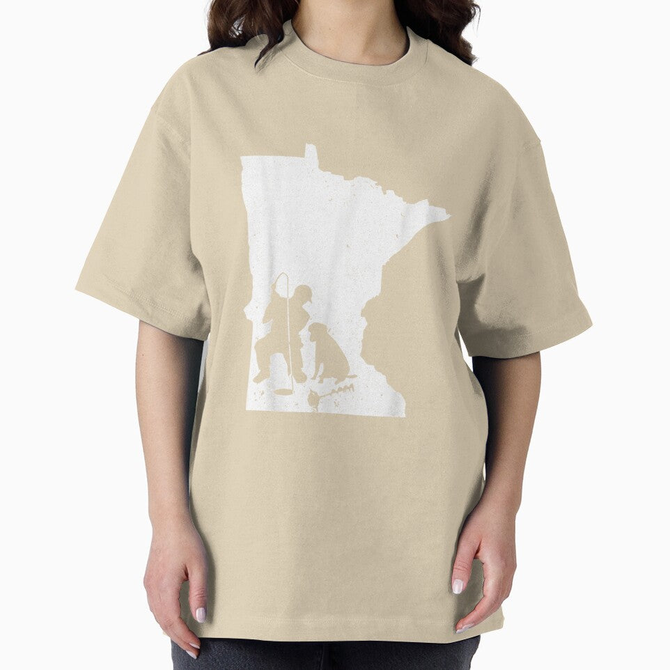 Vintage Minnesota Ice Fishing & Dog Dad Gift by JoyceRicharde T-Shirts, Hoodie, Sweatshirt | BlankRebels.com (Image 2)