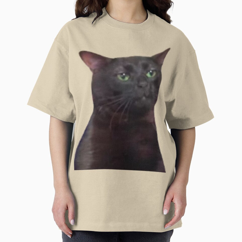 Black cat meme zoning out by Meme_shop