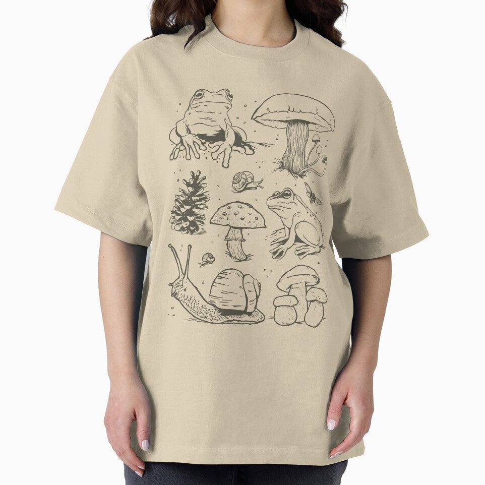 Cottagecore aesthetics for people who love frogs and nature. by Barb  Hamilton ⭐⭐⭐⭐⭐ T-Shirts, Hoodie, Sweatshirt (Image 2)