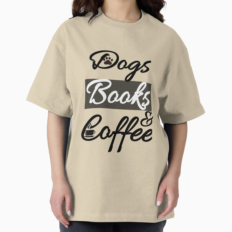 Dogs Books And Coffee by Fatimalak T-Shirts, Hoodie, Sweatshirt | BlankRebels.com (Image 2)