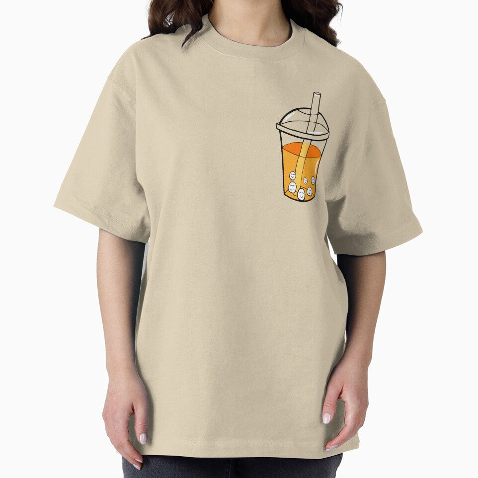 Bubble Tea Orange | Boba Tea  | Bubble Tea Gift | Tapioca Balls | Cute Boba Tea by lozo828 T-Shirts, Hoodie,... (Image 2)